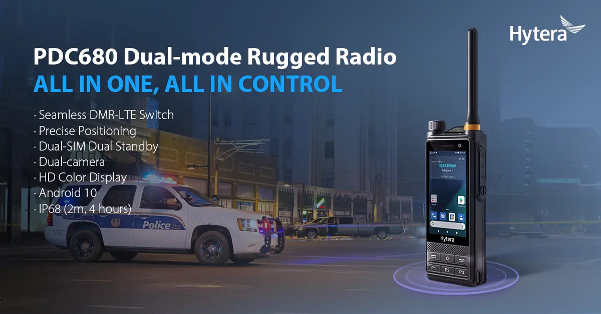 Hytera PDC680 A10 - Dual Mode Rugged Radio