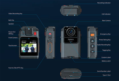 Hytera SC580 - Bodycam PoC Smart 4G
