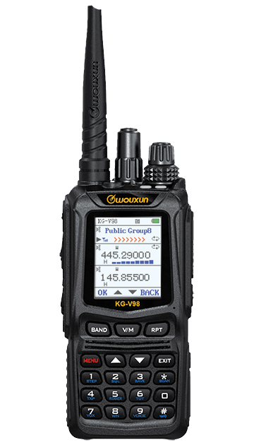 Wouxun KG-V98 LTE - Ricetrasmettitore TRIBANDA VHF/UHF analogica + 4G LTE